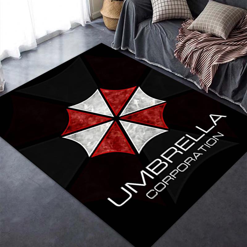 Resident Evil Carpet Rug for Living Room Bedroom Home Sofa Decoration,Kids play Non-slip Floor Mat