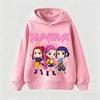 Winter Fashion Comfortable Witch Hunting Team Printed Letter Pattern Children's Cute Warm Hoodies