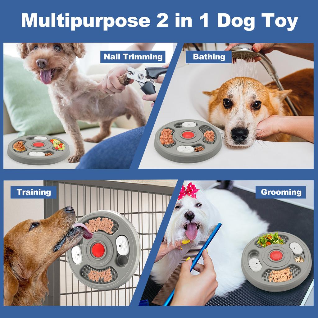 Spielzeug, Leckfuttertablett, Futter verstecken, Haustierspielzeug, Lindert Langeweile, Training, Intelligenz, Slow Food Tray, Abschließbare Hundekiste