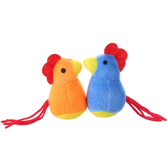 Kätzchen Cartoon Kükenform Katzenminze Interaktives Spaß Katzenspielzeug Anti-Biss Haustierbedarf