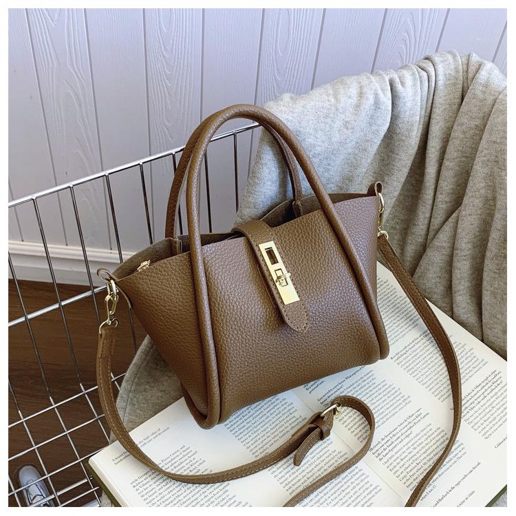 Damen 2024 Winter High-End Nischendesign Einzelschulter Handtasche Bestseller - Korb Crossbody Bucket Bag