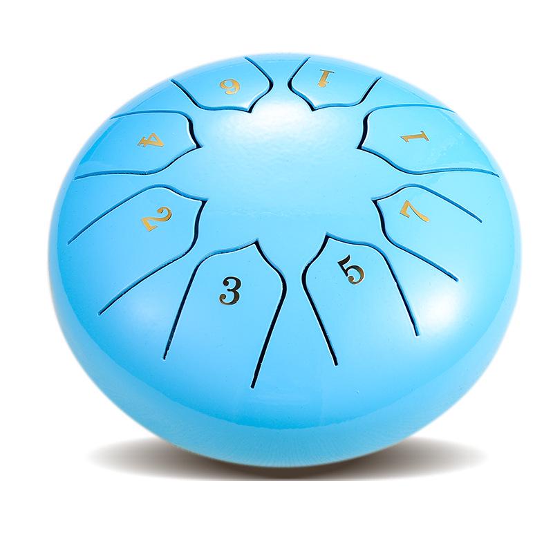 Éterický ocelový jazykový buben - 6/8/10/12/13/14 palcový Handpan perkusní nástroj.