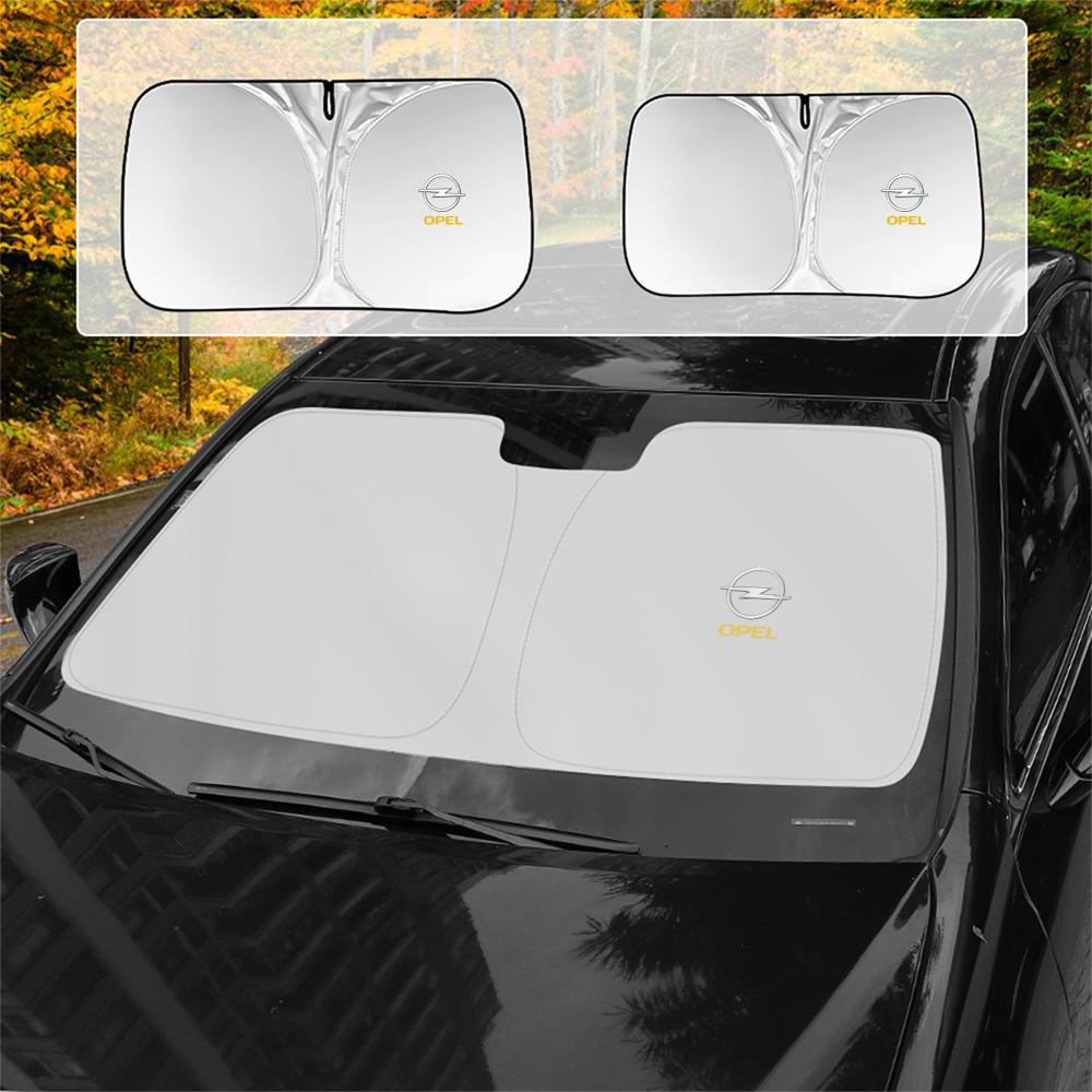 AAHK1 Car Window Sunshade Cover Sun Windshield Visor Foldable UV Protection Curtain For Opel Zafira B Corsa Insignia Car Wheel Hubcap