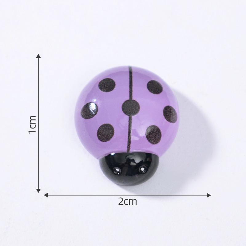 Luminous Little Ladybug Cute Grain Garden Landscape Decoration Blind Bag AccessoryMicro-landscape Small Ornament