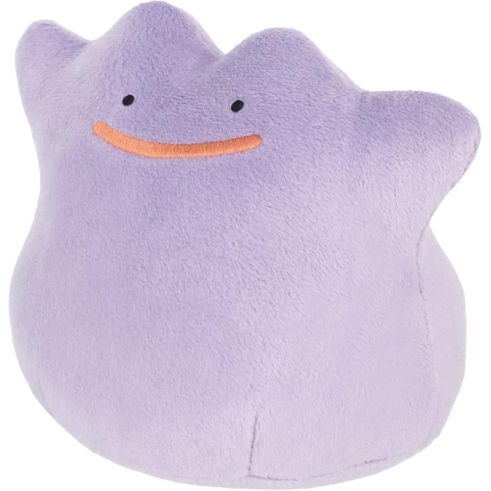 Sanei Boeki Pokmon All Star Collection Ditto Plush Toy 14cm Soft Stuffed Animal