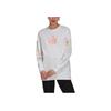 Adidas Originals Always Original Graphic Sleeve Logo Print Round Neck Pullover Sports Loose Long Sleeve T-Shirt Women Tops White HN6339