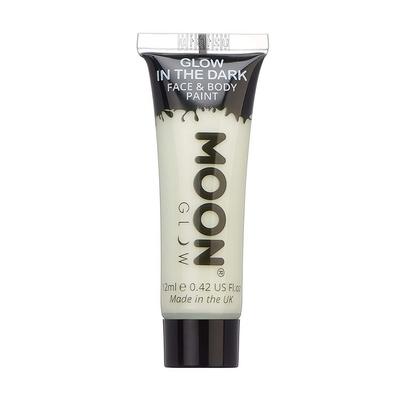 Invisible Moon Glow – im Dunkeln leuchtende Gesichts- und Körperfarbe – 0,42 oz Invisible – Phosphoreszierend – Cha, 12 ml, 1 Einheit