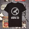 Vintage Cartoon Masked Knight Fans Man Tops Den-O Kuuga Zero-One Emblem Printed Soft Tees Japan Anime Kamen Rider Fans T-shirt