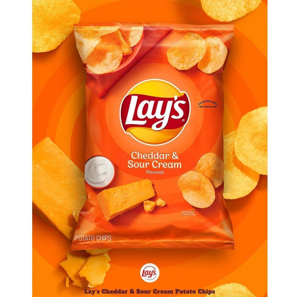 [Lay's] Klasyczne chipsy ziemniaczane / Chipsy ziemniaczane Cheddar i Kwaśna śmietana (42,5g/184,2g), Koreańskie przekąski