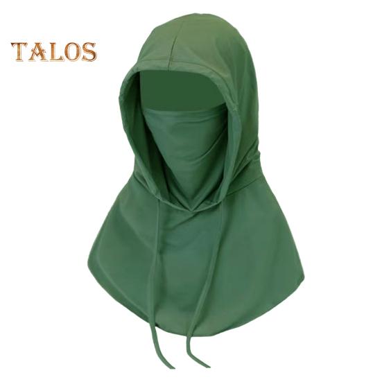 

Летний мужской головной убор, широкополая шляпа от солнца Ice Silk с защитой UPF 50, регулируемая посадка, 3 в 1, защита шеи для верховой езды, солнцезащитная шляпа зелёный