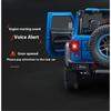 1/18 Jeep Wrangler Rubicon Convertible Version Off Road SUV Alloy Diecast Car Model Sound & Light Children Toys Birthday Gifts