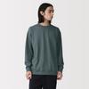 MUJI Waffle Crew Neck AB1OHA6S Smoky Blue S <Circulation> Men's UV-Cut Quick-Drying Long-Sleeve T-Shirt