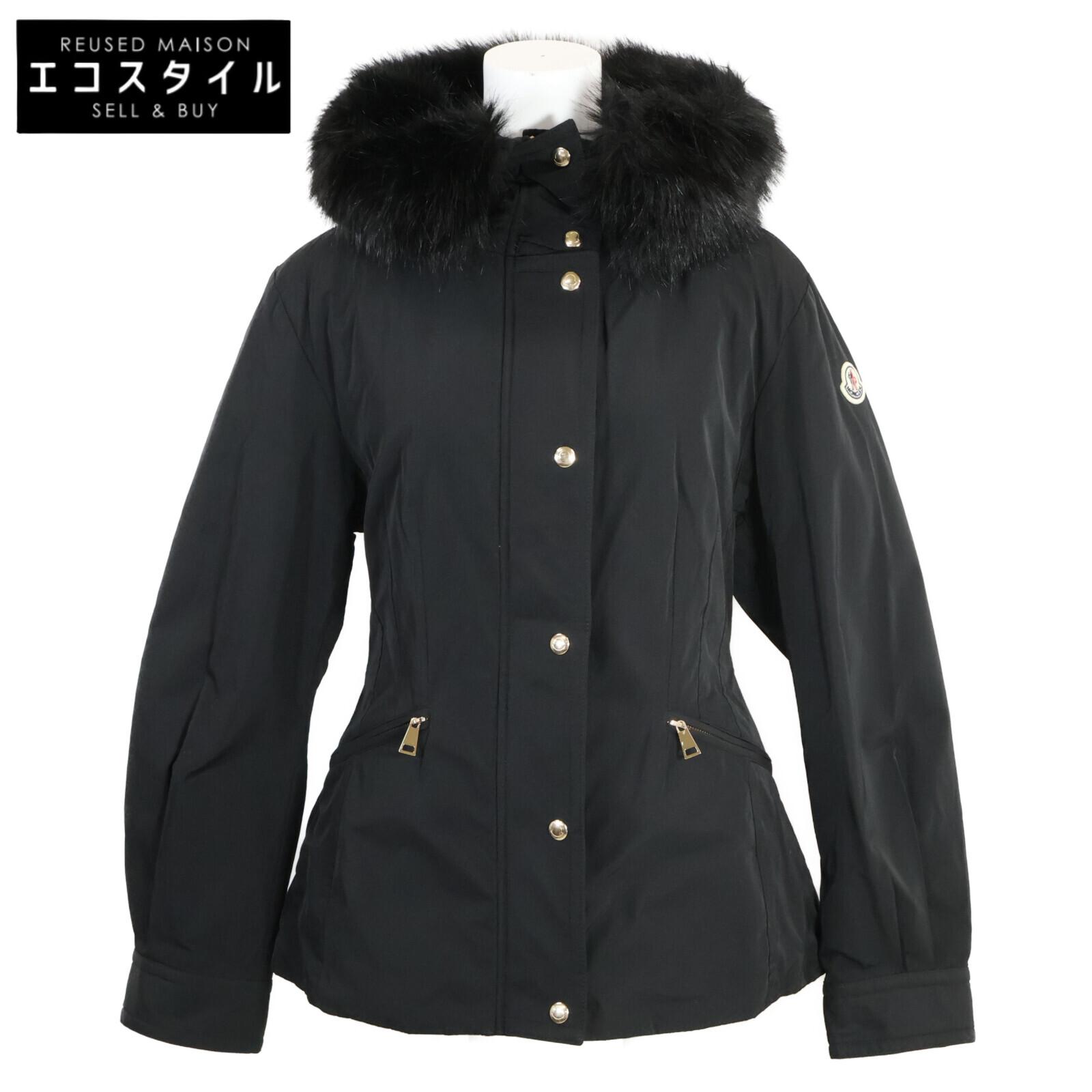 

MONCLER [Good condition/24 year old] BRON Hoodie Short Down Jacket 1 blackUsed