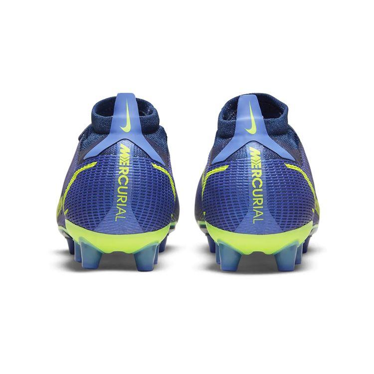 Nike Mercurial Vapor 14 Round Toe Lace-Up AG (Rubber Short Studs) Artificial Grass PU Leather Fitting Soccer Shoes Men Soccer Shoes Blue CV0990-574