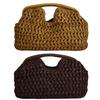 Elegant Woven Handbag Female Beach Straw Underarm Bag Versatile Exquisite Shoulder Bags Evening Bags For Women Gifts