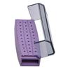 Dental Burs Bohrer Halter 30 Löcher Kunststoff Bur Block Bohrer Platzierung Box Autoklav Desinfektion Lila/Blau