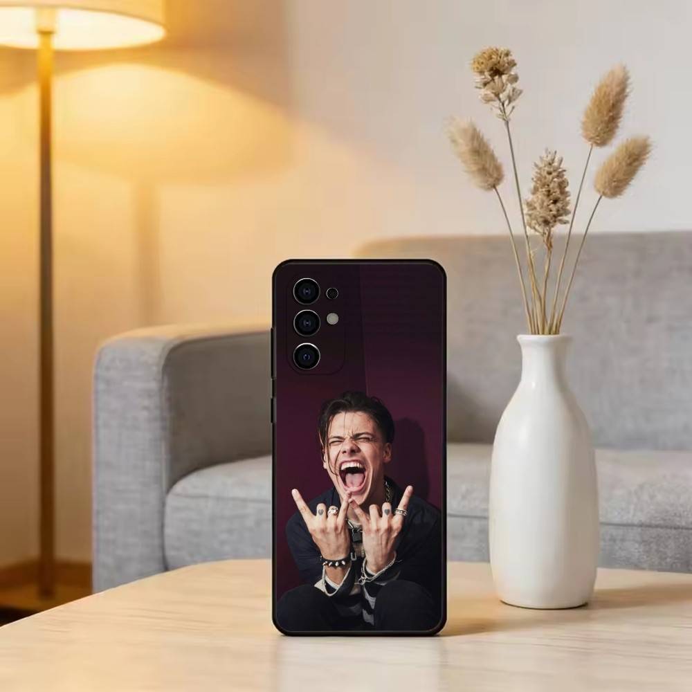 S-Singer Y-Yungblud Phone Case Black Silicone Soft For Samsung S25,S24,S21,S22,S23,S30,Ultra,S20,Plus,Fe,Lite
