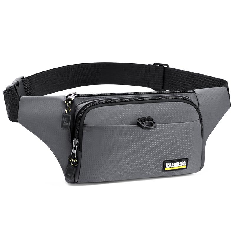 Men's Waterproof Waist Bag - Unisex Fanny Pack Convertible To Chest Sling (Running/Travel Hip Belt with Secure Pockets)