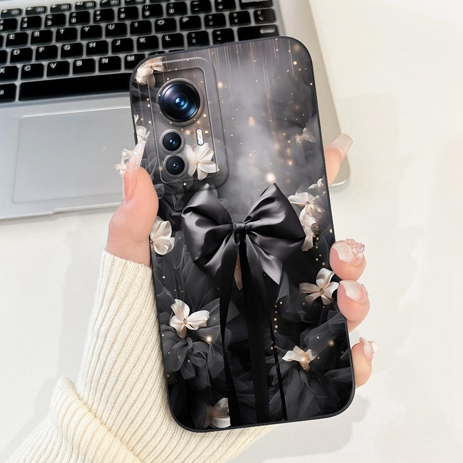 For Xiaomi 12T Pro Case Cute Cartoon Fashion Painted Cover Soft Silicone Phone Case For Xiaomi Mi 12T Pro Mi12T 5G Fundas Bumper