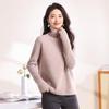 Firstview Women's Classic High-Neck Wool Sweater