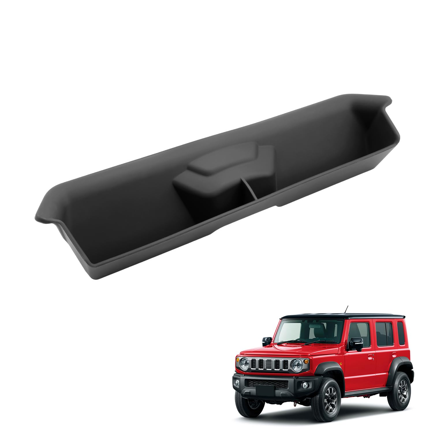 

Coleya Jimny Nomad JC74 Силиконовая верхняя полка-органайзер на центральную консоль Легкие автомобильные аксессуары (5-дверный) 2024~ Коврик, Ярус, Нескользящий, Установка, Устойчивый к царапинам,