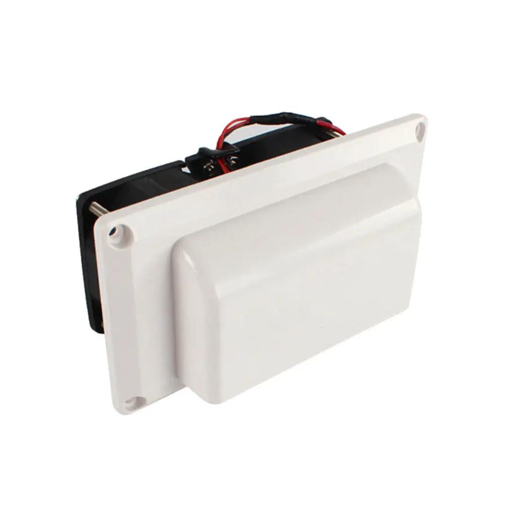 Caravan-Zubehör DC12V 6W Dunstabzugshaube Abluftventilator Schwarz/Weiß Entlüftung Schnellentlüftung Ölabsaugung Küchenentlüftung Für Wohnmobil