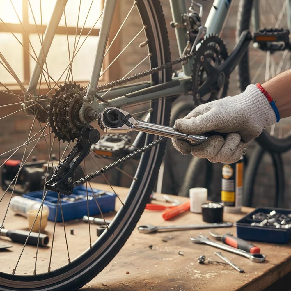 1/4" 72 Teeth Mini High Quality Ratchet Wrench with Bit Socket for Daily Repairs Bicycle Tools Car Tools