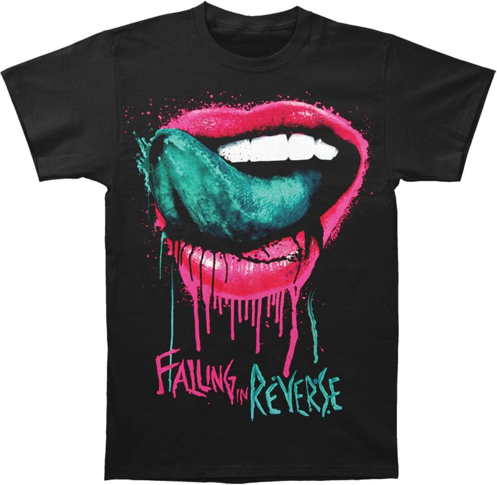 Falling In Reverse Lips Tongue T-shirt S