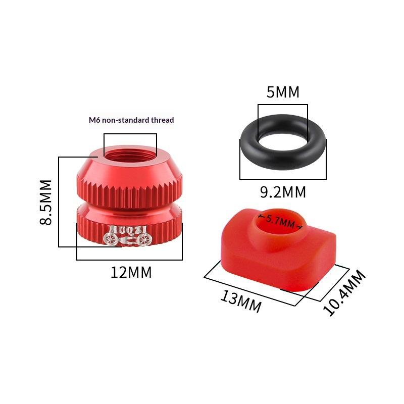1/2Pcs Bike Vacuum Tire Presta Valve Nuts & Caps, Safe  Bicycle Inner Tube Valve Protector Caps