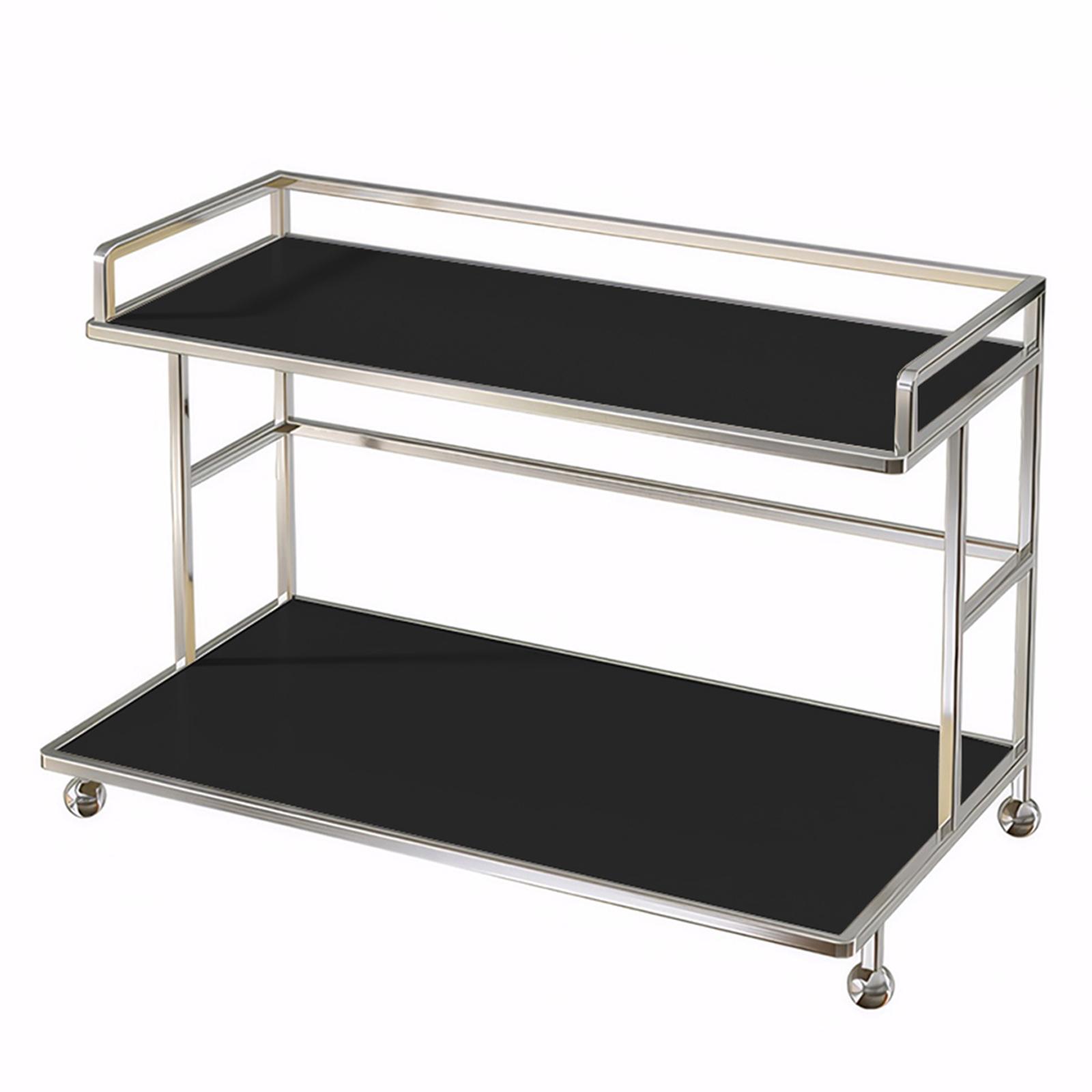 

1 Pcs Dressing Table Storage Rack Nordic Style Acrylic Vanity Organizer Metal Makeup Counter Organizer for Home Living Room чорний