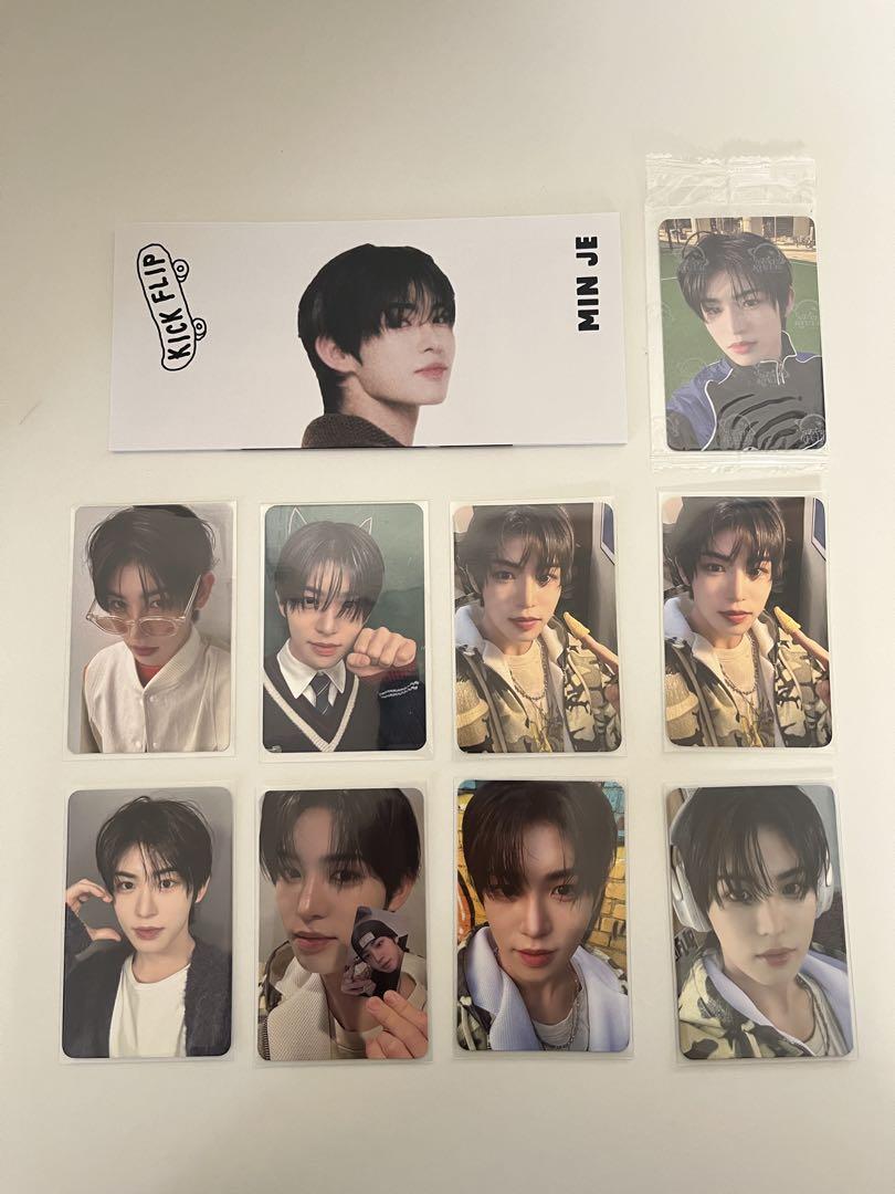 

[USED] kickflip Minjae trading card bonus set