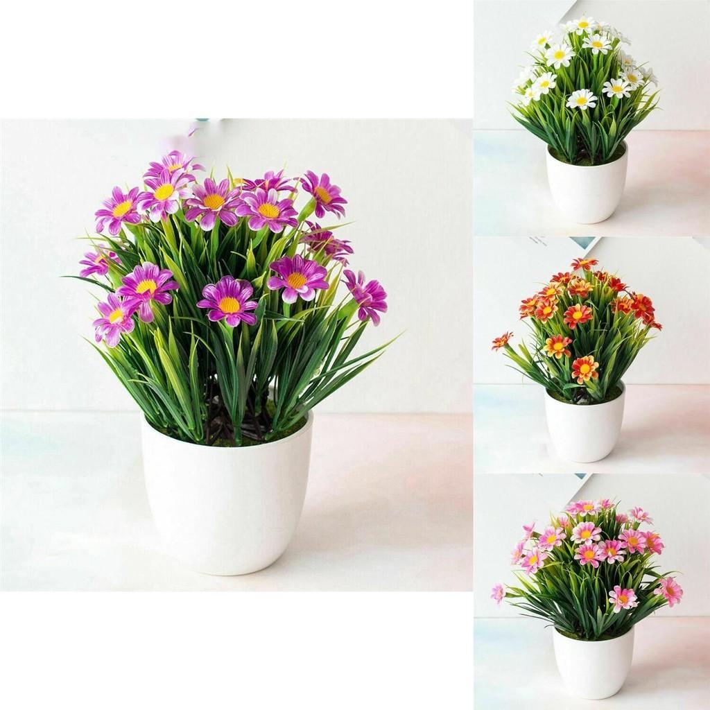 High Quality Artificial Flower Arrangement In Pot For Elegant Garden And Home Spaces