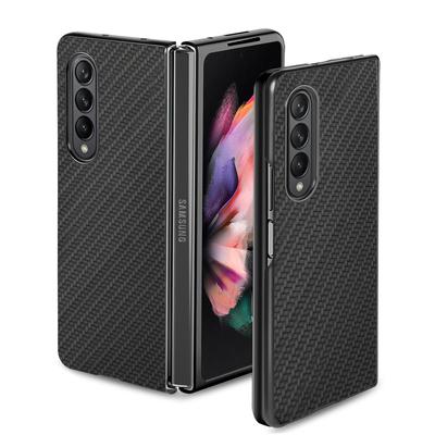 Slim Matte Feeling Carbon Fiber Case For Samsung Galaxy Z Fold4 Fold 4 3 Fold3 Fold2 Fold 2 Zfold4 Shockproof Protective Coque