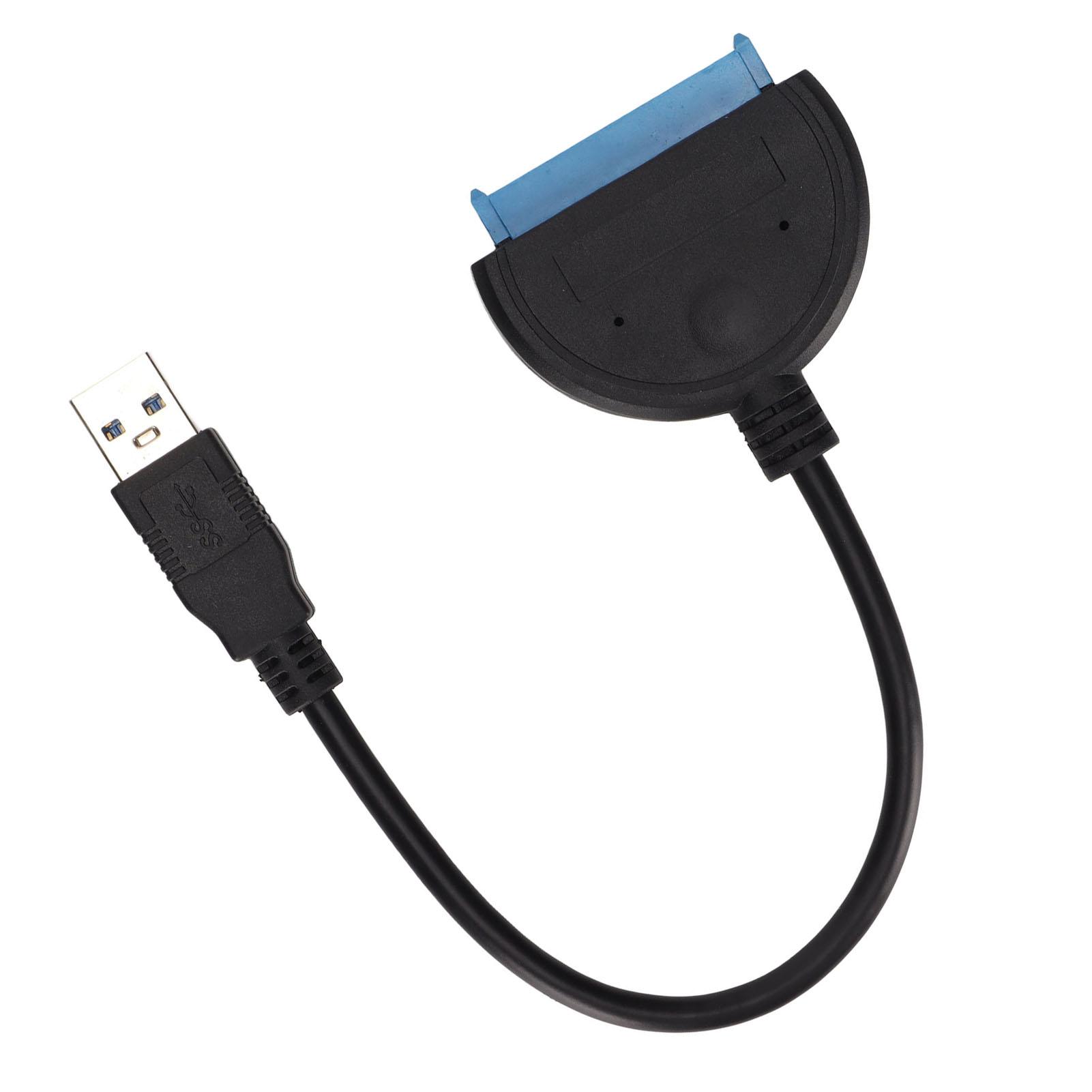 

SATA Cable SATA to USB 3.0 High Speed Transmission 25cm Hard Drive Reader for 2.5 Inches Hard Drive Data Transfer