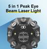 New RGBW Bee Eye 5 In1 Led Laser Beam Spider Disco Moving Head Light By DMX Control for Party Bar KTV Dance Halls