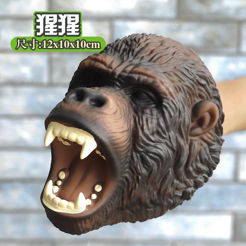 Pacynki Ręczne Model Głowy Dinozaura Zabawka T-Rex Dino Jurass Rekin Tygrys Park Lalki Światy Dinozaurów Miękka Pluszowa Zabawka dla Chłopców Dzieci Prezenty