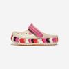 Crocband Chevron Band Clog Kids [CRS213839-FRAPPE/QUIET ROSE]