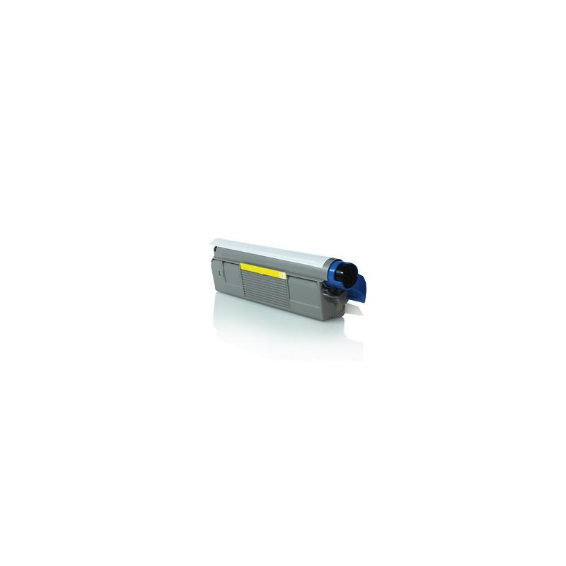 OKI C610 Yellow Generic Toner Cartridge - Replaces 44315305-OKT-C610YL