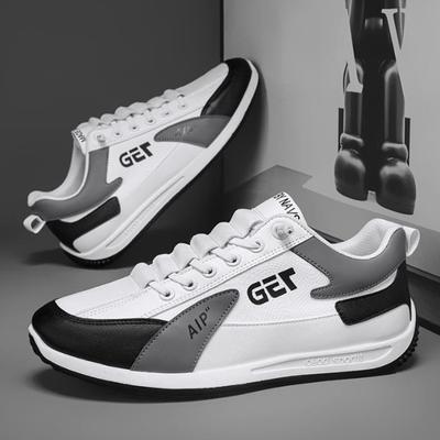 2025 New Spring/Summer Men's Shoes Forrest Gump Man Sports Board Shoes Running Men's Casual Thick Sole Little White Shoes