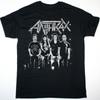 Anthrax Band T-Shirt S-5XL Black Shirt Band Short Sleeve Member Music Unisex T-Shirt