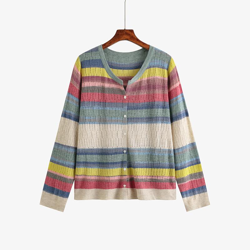 Pulover cardigan cu mâneci lungi, tricot largi, cu gâtul turn, de mărime mare