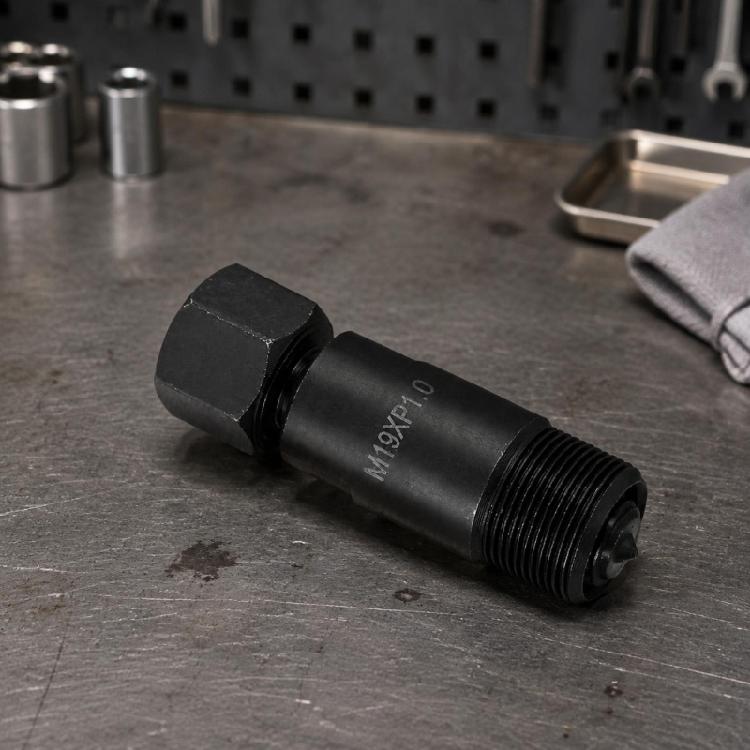 Threaded Service Puller Tool for Motorcycle Repair, Steel Removal Support with Drive Body, Maintenance Coverage, and Controlled Part Handling