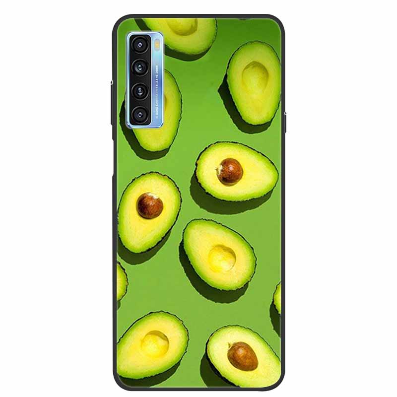 For TCL 20L Case Cute Painted Soft Silicone Back Cover for TCL 20L+ Plus T775H Phone Cases TPU Bumper For TCL 20S 20 L T774H