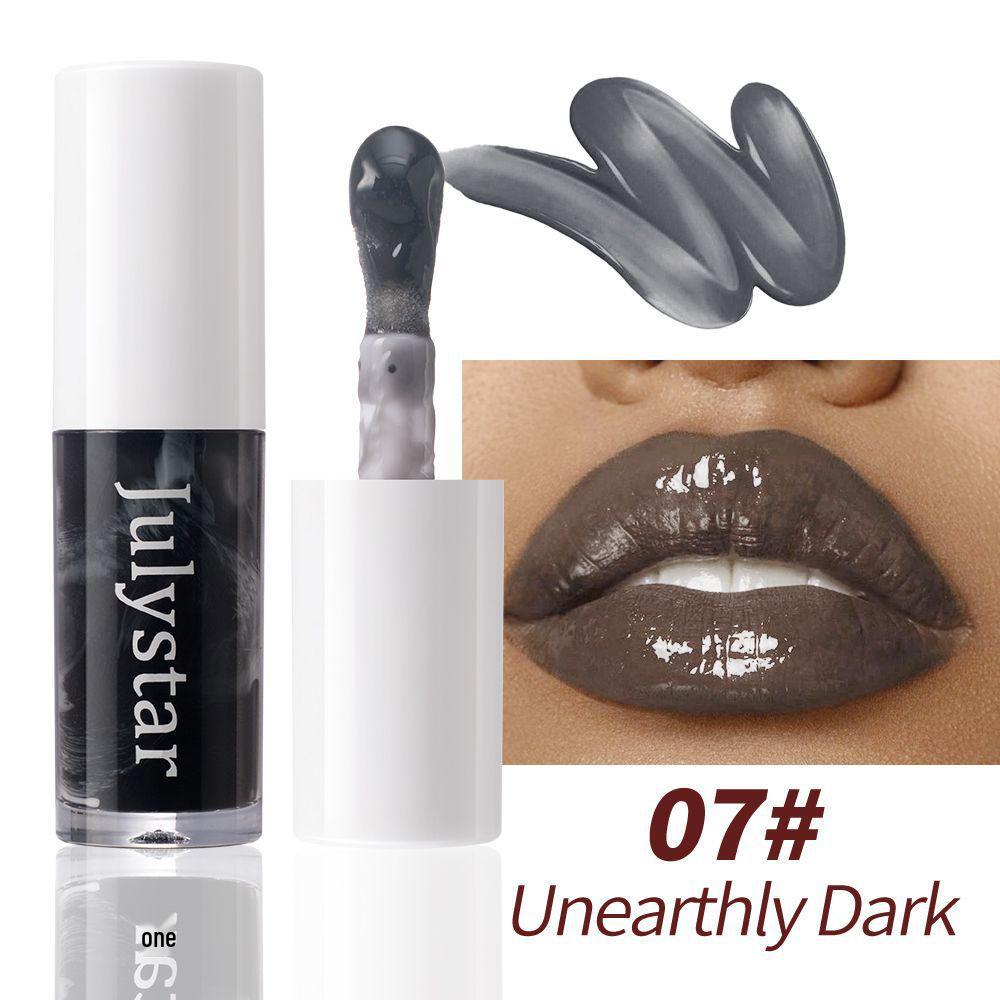 Marmormuster Wässrig Glänzendes Lippenöl – Feuchtigkeitsspendend, Einfach aufzutragen, Glänzendes Finish