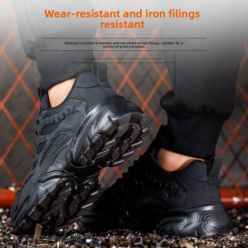 Men's Safety Shoes Insulated 6kV Men Sneakers Lightweight Breathe Working Shoes Steel Toe Sneakers Anti Smashing Anti Stabbing