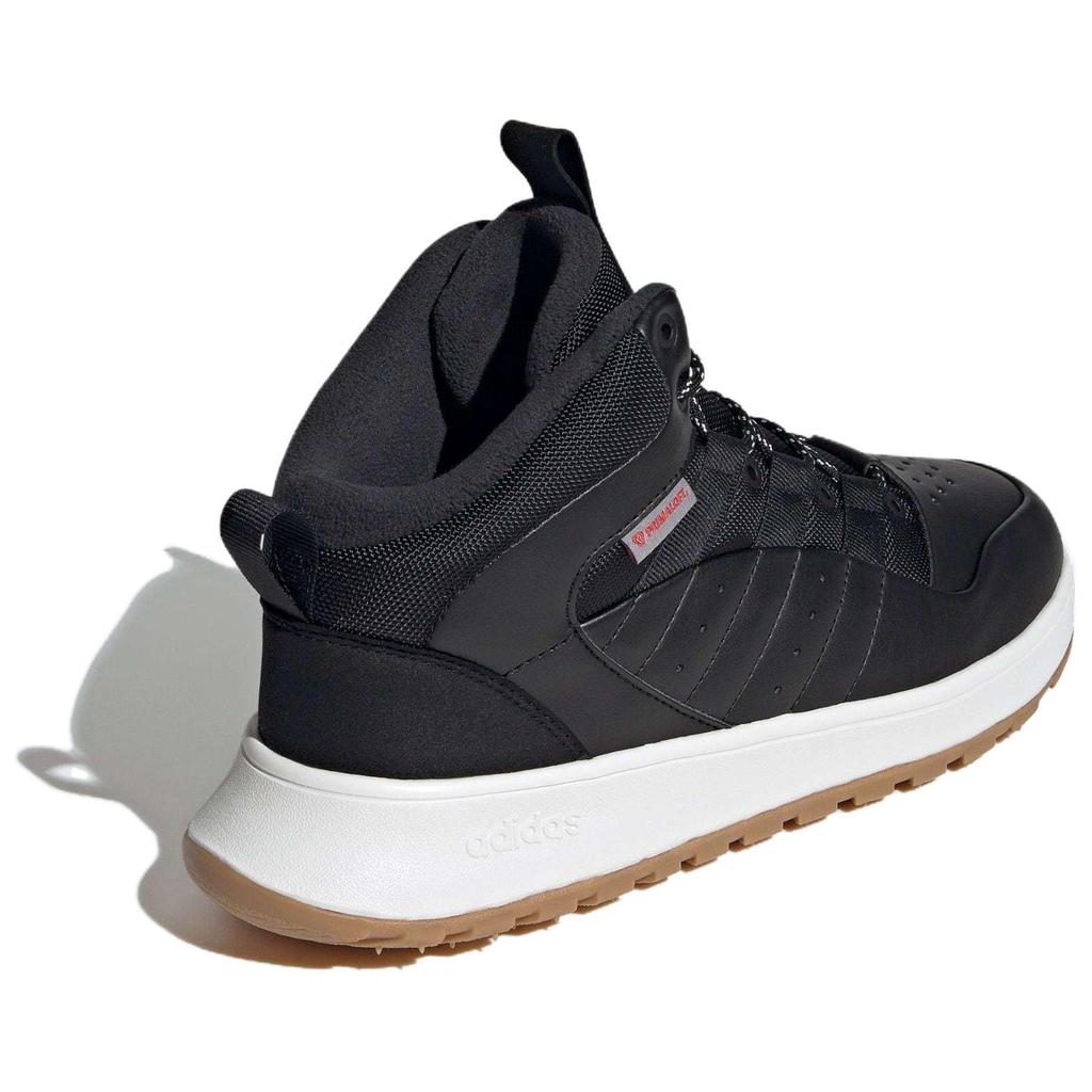 adidas neo Fusion Storm 2.0 Black White JP7713 Unisex Mid Top Fleece Lined Lifestyle Sneakers