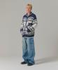 Lmc Bear Zip-Up Cowichan Knit Sweater Gray
