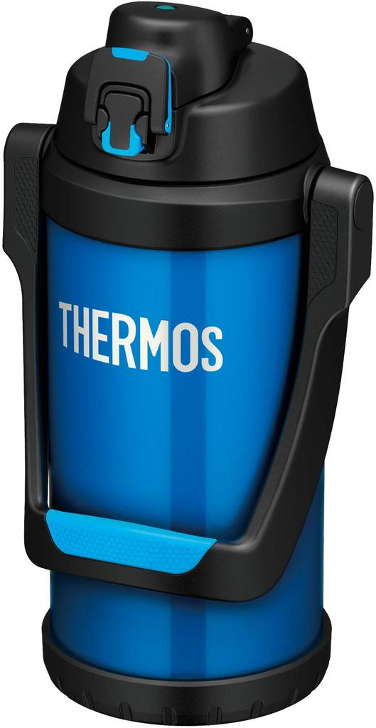 Thermos Water Bottle Vacuum Insulated Sports Jug Ice Blue ICB 2.0L FFV-2000