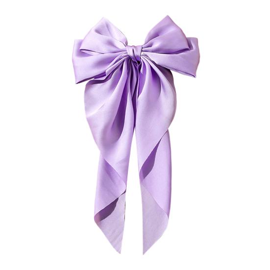 Hairpin Bright Color Large Bow Decor Hair Clip Women Lightweight Hair Accessories Daily Party Wedding Use