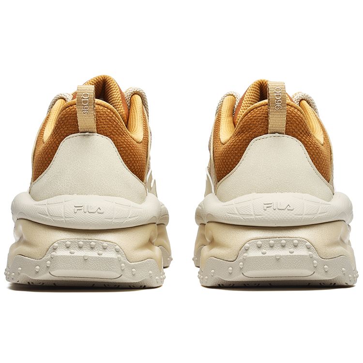 Fila Fusion Qd96 Star Peak Shoes Fabric Synthetic Leather Retro Low Top Dad Shoes Women Sneaker Brown T12W241201FTC